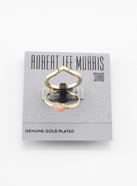 殿堂级Robert 个性精美桃心食指戒指女夸张大个性 奢华