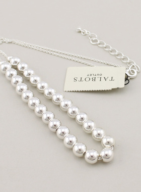 欧美小众设计银色百搭韩版锁骨链