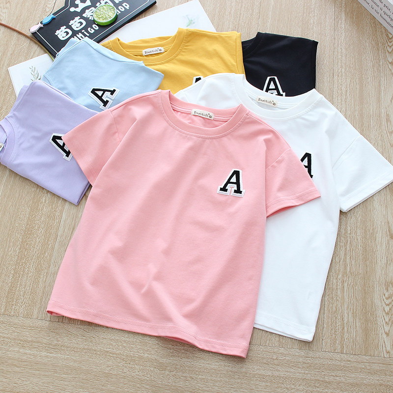 断码清仓儿童圆领T恤男女童百搭宽松休闲短袖衫宝宝半袖汗衫夏款,童装/婴儿装/亲子装,T恤,淘宝优惠券,粉丝福利购,淘宝优惠卷