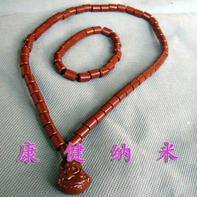 托玛琳锗石笑佛组合项链