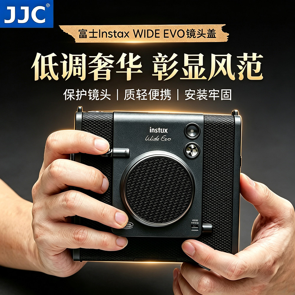 JJC富士instax WIDE EVO镜头盖拍立得相机镜头保护盖子铝合金配件图片