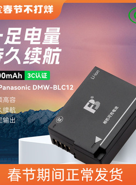 沣标DMW-BLC12电池适用松下GX8 G95 85 7 6 5 GH2相机FZ2500 G95D
