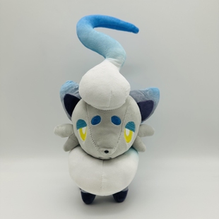 27cm 站姿 白色 异色索罗亚 洗翠地区 索罗亚玩偶玩具 毛绒公仔