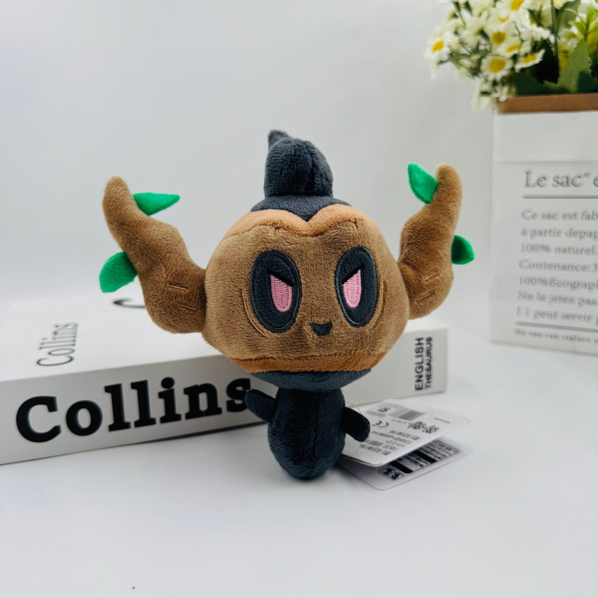 新款17cm小号f系列夜光小木灵初始形态挂件毛绒公仔带吊牌