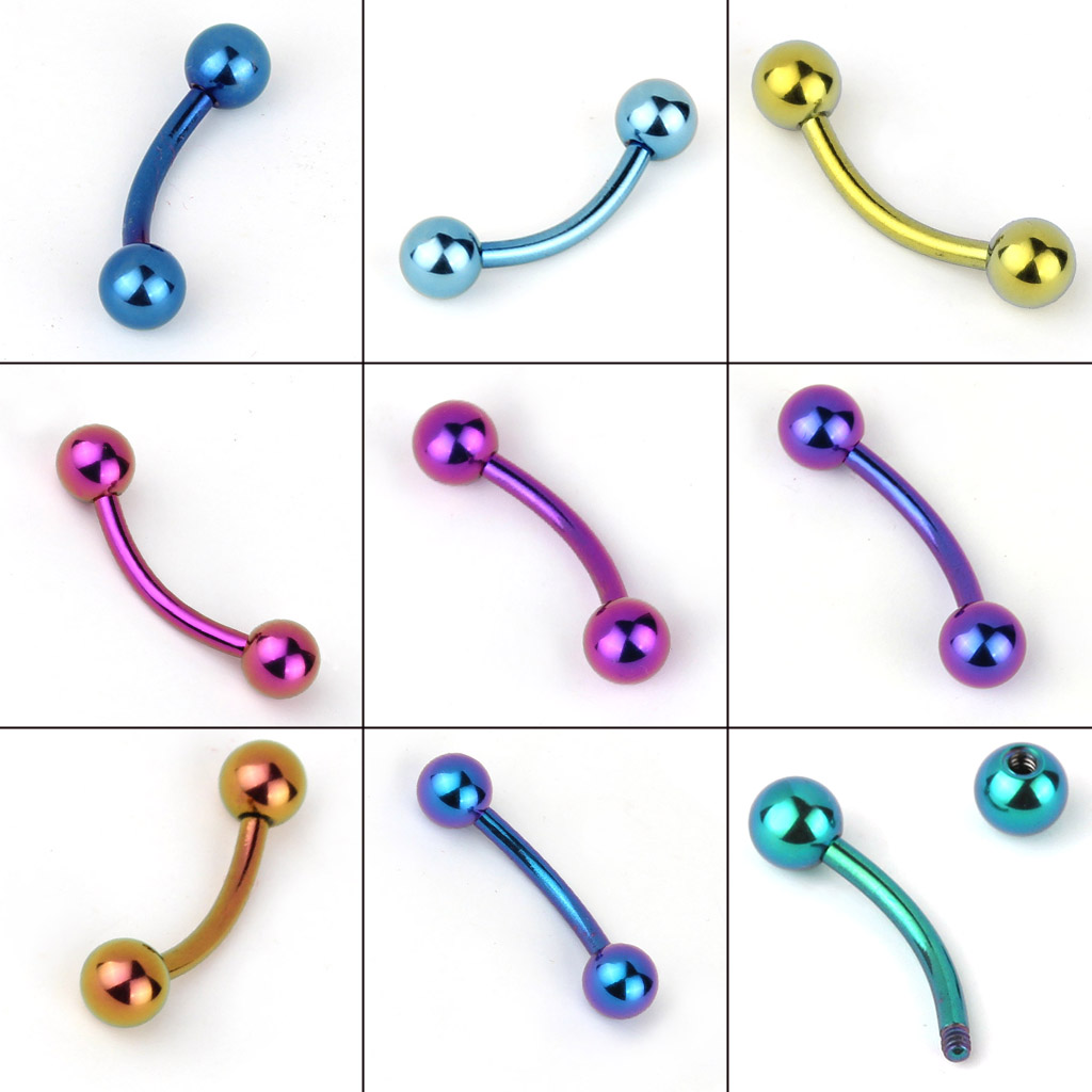 钛合金基础钉养洞防过敏彩色肚脐