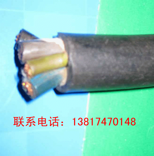 橡套软电缆橡皮电缆线橡胶电缆线YZ YC5*1.5平方