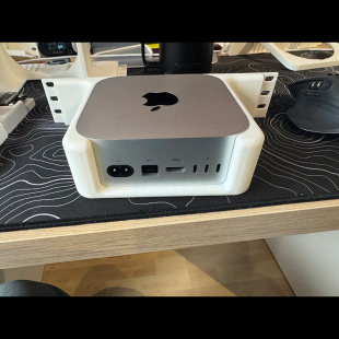 Mac Mini 4 M4 10英寸/19英寸机架安装支架10 inch rack定制