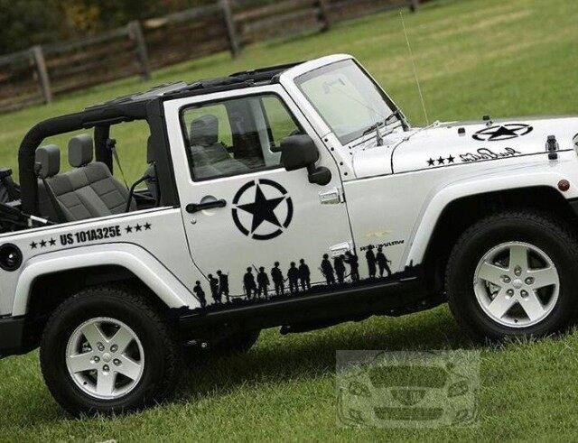 北京吉普牧马人BJ40L车贴JEEP