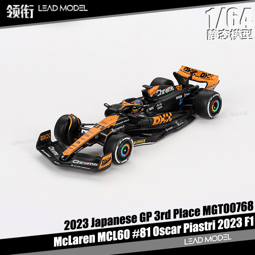 预订|McLaren MCL60 #81 Oscar Piastri 2023 MINIGT 1/64 车模型