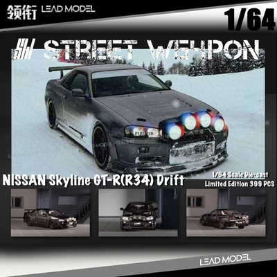 SkylineGT-RR34Drif模型