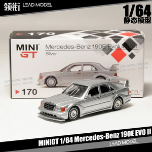 现货|AMG 190E DTM奔驰 Evolution II MINIGT 1/64合金车模型