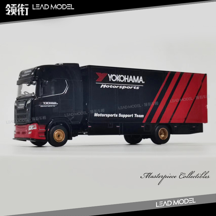 现货|金毂 ADVAN Scania斯堪尼亚 730S GCD 1/64飞翼运输拖车模型