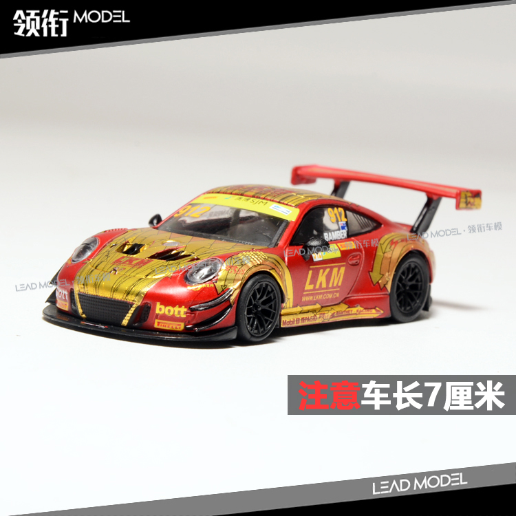 现货|spark 1/64  911 gt3 r 912号 fia gt 赛车模型