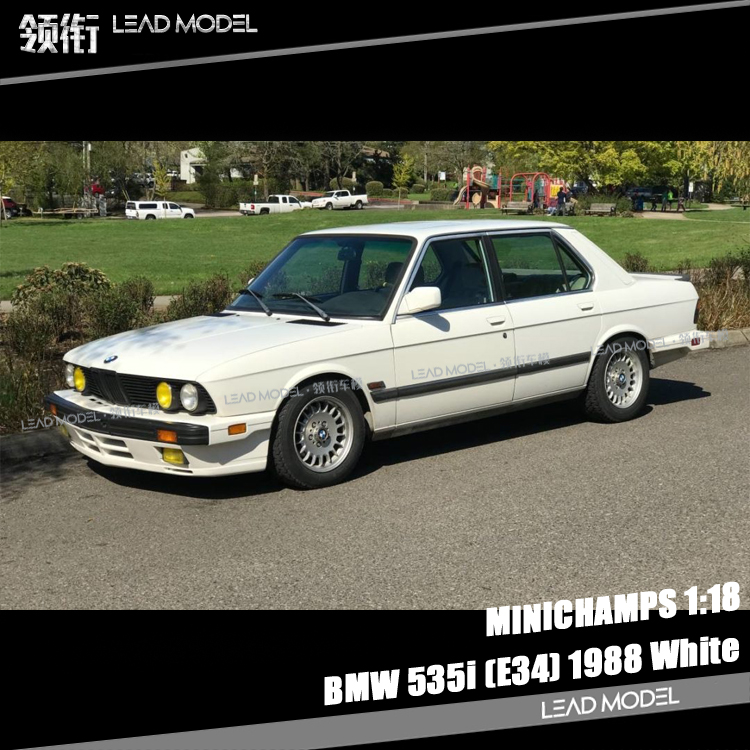 预订|宝马 bmw 535i e34 1988 迷你切 minichamps 1/18全开车模型