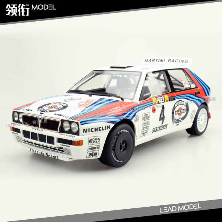 蓝旗亚lancia马天尼树脂车模型