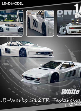 【领衔】现货|Testarossa 512TR 白色 Star Model 1/64合金车模型