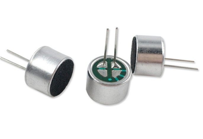 带引脚 咪头 9*7mm 电容式 驻极体话筒 拾音器 麦克风（灵敏度52D