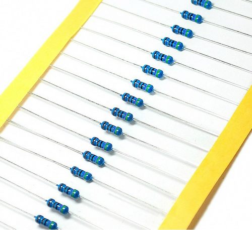 1/4W精密色环直插电阻 3M、3.3M、3.9M、4.7M、5.1M 100只