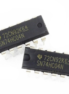 全新 SN74HC04N 六反相器 直插DIP-14 74HC04