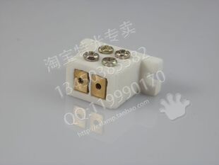 卤钨 G6.35GX6.35 陶瓷灯座 6号 4号立式灯座 鹰牌手术无影灯灯座