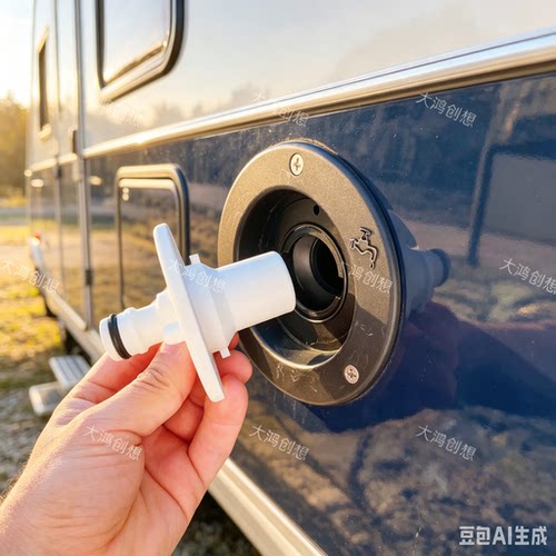 大通依维柯房车通用水箱注水进水口升级版房车注水口接口转换器