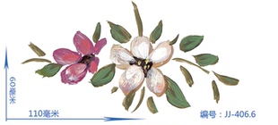 上海大盟小碎花美式乡村手绘家具花水移画餐桌台面洁具橱柜瓷砖贴