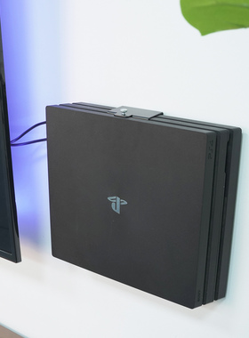 美易支PS4 pro/slim游戏机主机壁挂金属支架配件可倒装