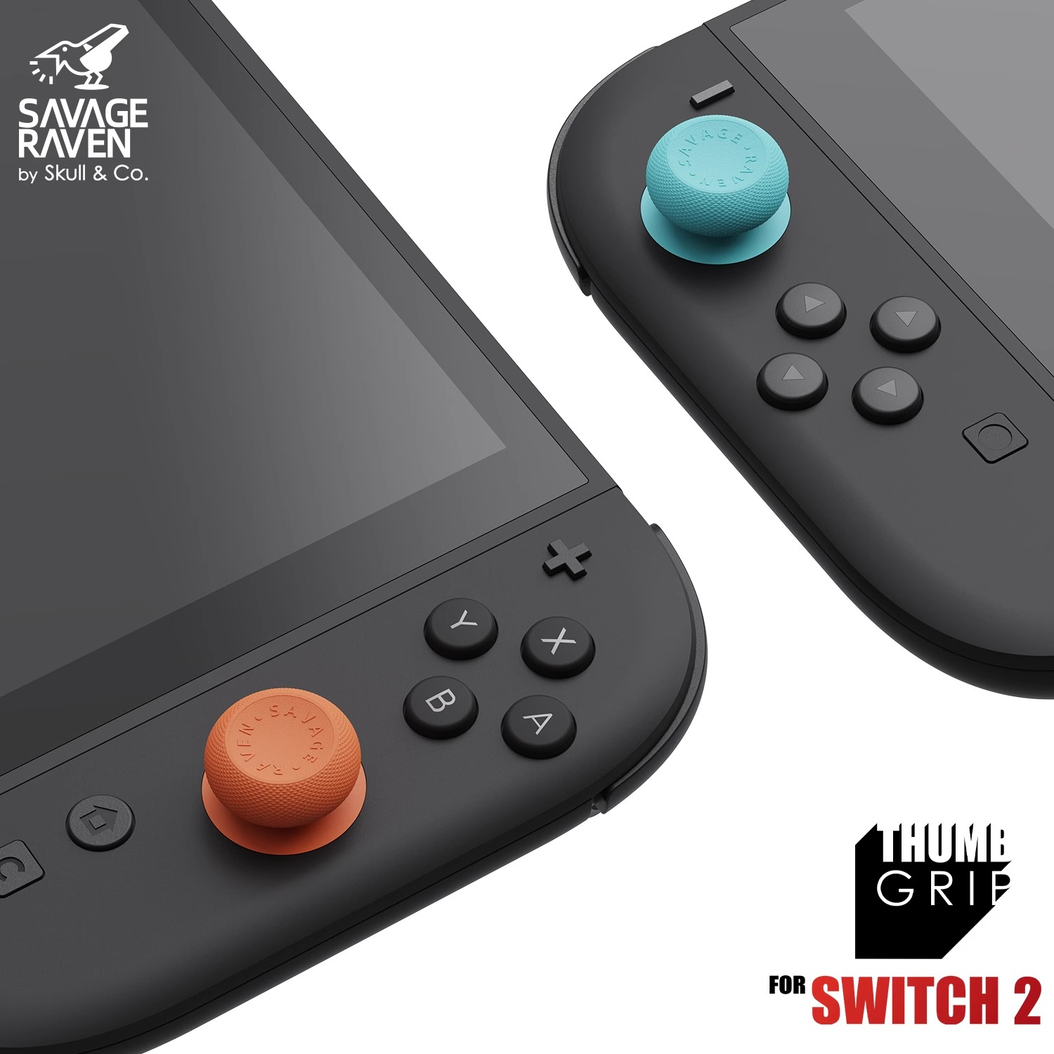 SkullCo任天堂Switch2/OLED/Lite Joy-Con摇杆帽NS2蘑菇头保护套