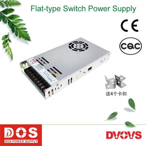对标LRS-350-24替换型号DRS-350-24超薄型平板式开关电源DC24V