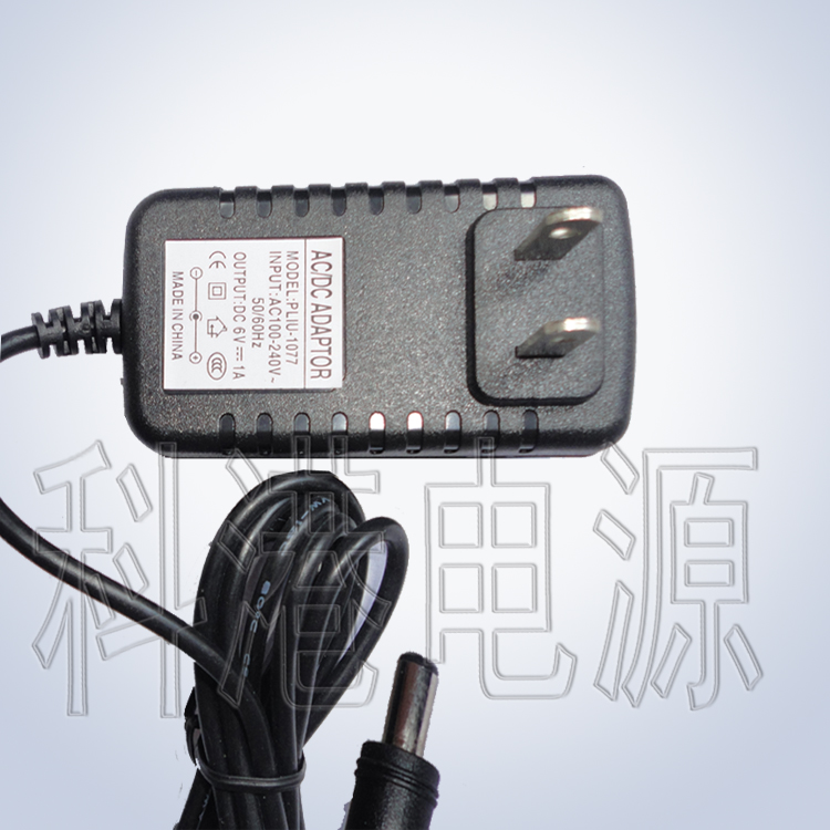 厂家批发直销 6V1A 稳压直流开关电源 血压计 实足安6V800mA B