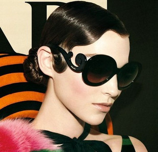 千颂伊同款 浪漫旅行谢娜巴洛克祥云唐嫣太阳眼镜 墨镜太阳镜妻子