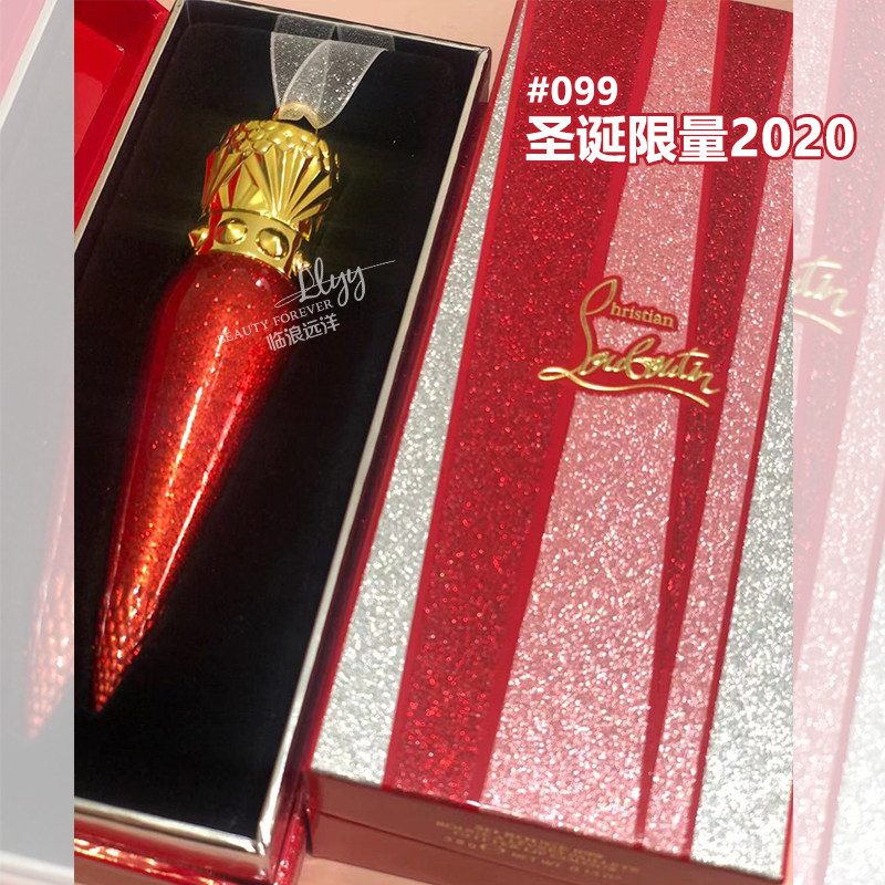 cl口红萝卜丁金管女王权杖黑管001m christian louboutin圣诞099