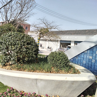 UHPC高性能混凝土泰克石座椅商场户外坐凳坐凳树池定制清水混凝土