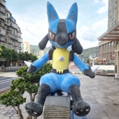 路卡利欧 订做毛绒玩具吉祥物 精灵宝可meng 神奇宝贝 口袋妖怪