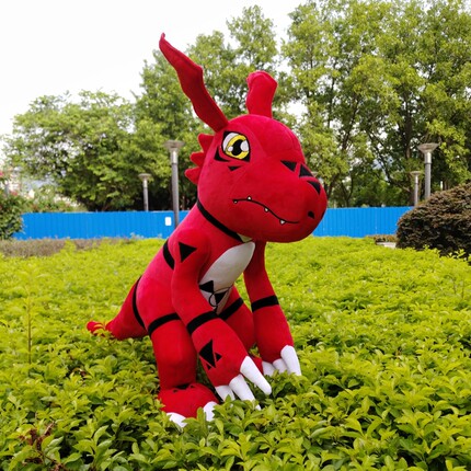 数码宝贝基尔兽毛绒玩具公仔订做设计加工卡通形象吉祥物包邮