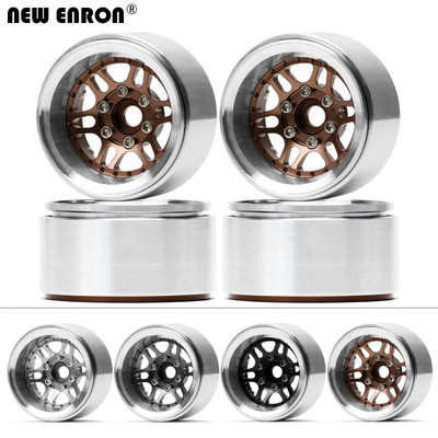 铝合金模型车 1/10 1.9寸负值10mm攀爬车锁胎免粘轮毂 SCX10 TRX4