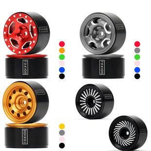 铝合金 CNC 1.0寸 1/24 SCX24 吉姆尼 1/18 TRX4-M 攀爬轮毂轮胎