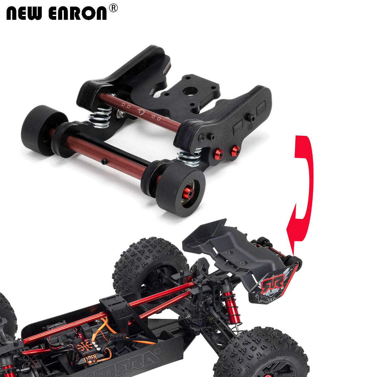 遥控车 RC 1/5 ARRMA 卡屯 流浪者 8S Outcast Kraton 尼龙抬头轮