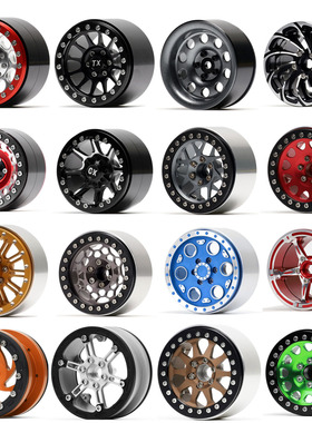 2.2寸免粘锁胎1/10攀爬金属轮毂 Wraith 幽灵 TRX4 SCX10 90046