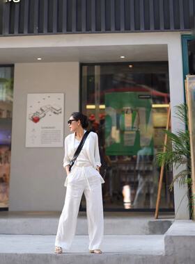 悦迷Art Nuts 清风徐来 黑白两色重磅弹力素绉缎真丝微珠光感背心