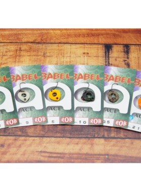 日本ROB BABEL ACE 1.1克微物鳟鱼亮片空心缓沉黑坑单钩虹鳟路亚