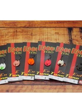 日本ROB BABEL ZERO微物鳟鱼管理场给坑亮片缓沉纽扣飘落0.32克饵