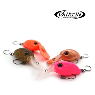 VALKEIN迷你微物路亚饵单钩溪流