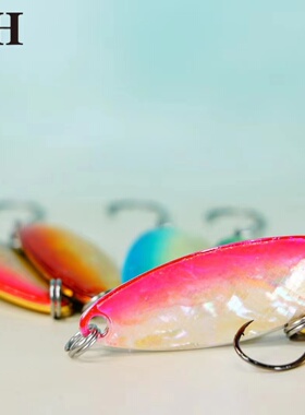 日本SMITH史密斯 鲍鱼亮片5克  3.5克路亚饵马口溪流 翘嘴 鳟鱼饵