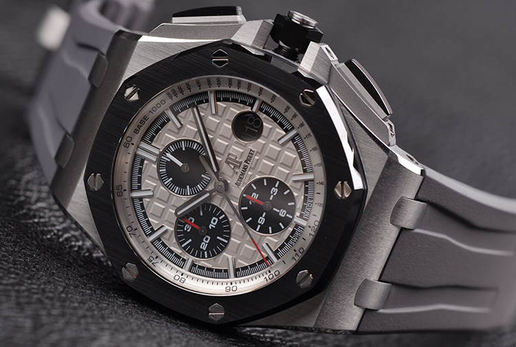 已售出【98新】爱彼皇家橡树离岸型陶瓷圈计时男表26400SO.OO.A002CA.01