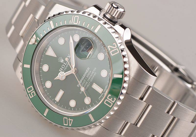 已售出【98新】劳力士潜航者绿水鬼116610LV自动机械钢带男表盒证齐