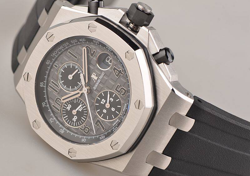 已售出【98新】爱彼皇家橡树离岸型灰盘计时男表26470ST.OO.A104CR.01