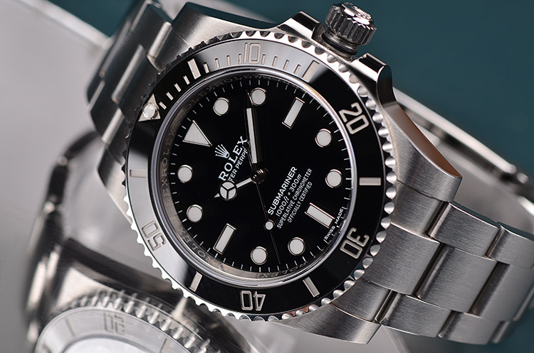 已售出【98新】劳力士潜航者型无历黑水鬼自动机械男表114060盒证齐