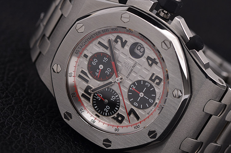 已售出【98新】爱彼皇家橡树离岸型熊猫面计时男表26170ST.OO.1000ST.01