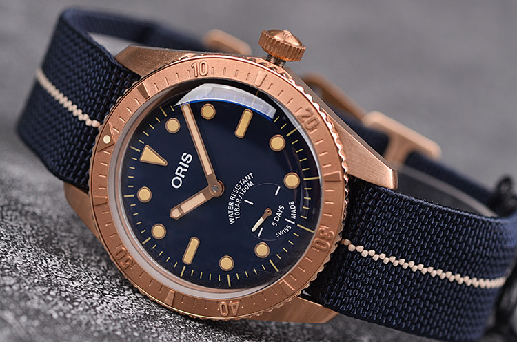 已售出【未使用品】豪利时限量版青铜5天动储自动男表01 401 7764 3185